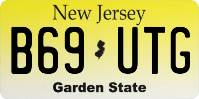 NJ license plate B69UTG