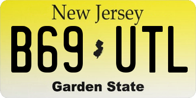 NJ license plate B69UTL
