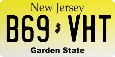 NJ license plate B69VHT