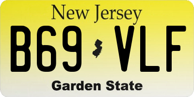 NJ license plate B69VLF