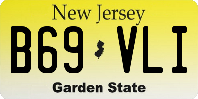 NJ license plate B69VLI