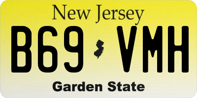 NJ license plate B69VMH