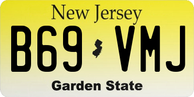 NJ license plate B69VMJ