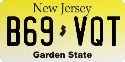 NJ license plate B69VQT
