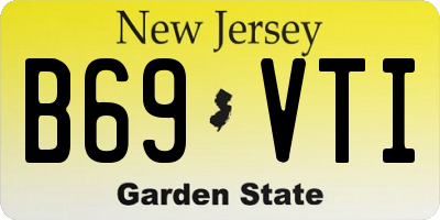 NJ license plate B69VTI