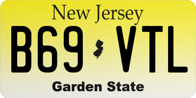 NJ license plate B69VTL
