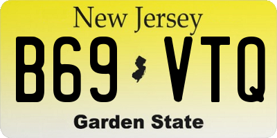 NJ license plate B69VTQ