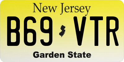 NJ license plate B69VTR