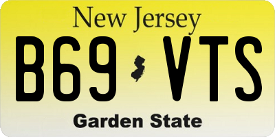 NJ license plate B69VTS