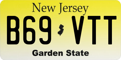 NJ license plate B69VTT