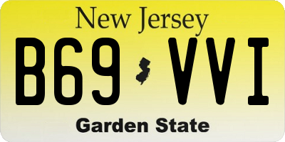 NJ license plate B69VVI