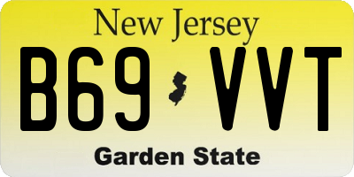 NJ license plate B69VVT