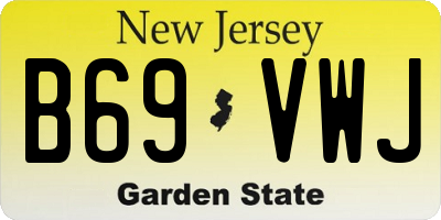 NJ license plate B69VWJ