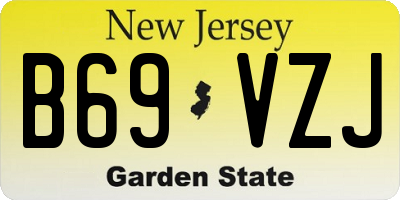 NJ license plate B69VZJ