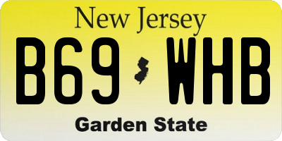 NJ license plate B69WHB