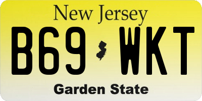 NJ license plate B69WKT