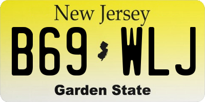 NJ license plate B69WLJ