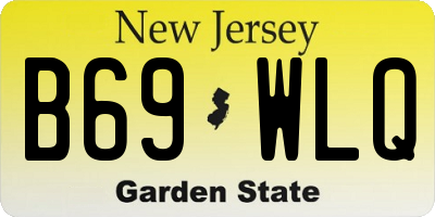 NJ license plate B69WLQ