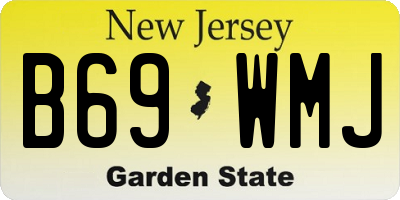 NJ license plate B69WMJ