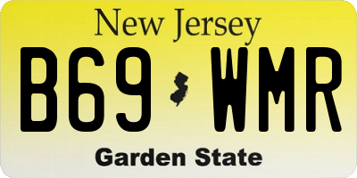 NJ license plate B69WMR
