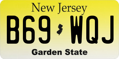 NJ license plate B69WQJ
