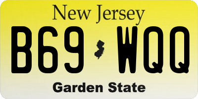 NJ license plate B69WQQ