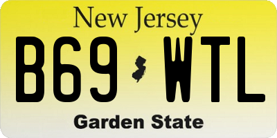 NJ license plate B69WTL