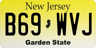 NJ license plate B69WVJ
