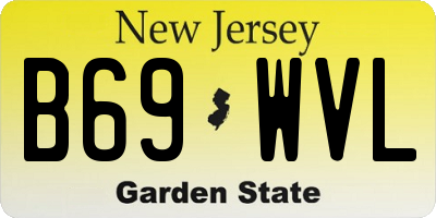 NJ license plate B69WVL