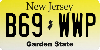 NJ license plate B69WWP