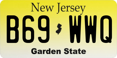 NJ license plate B69WWQ