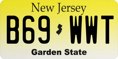 NJ license plate B69WWT