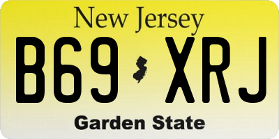 NJ license plate B69XRJ