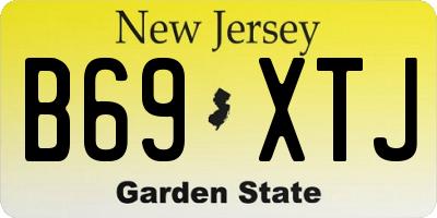 NJ license plate B69XTJ