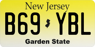 NJ license plate B69YBL