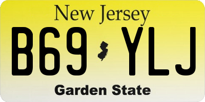 NJ license plate B69YLJ