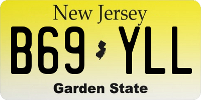 NJ license plate B69YLL