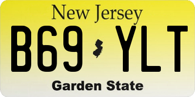 NJ license plate B69YLT