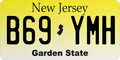 NJ license plate B69YMH