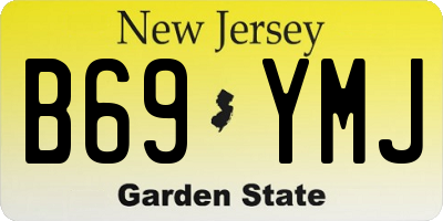 NJ license plate B69YMJ