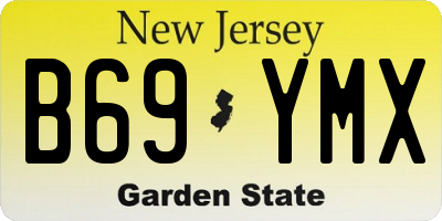 NJ license plate B69YMX