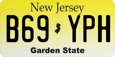 NJ license plate B69YPH