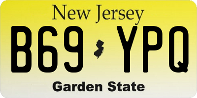 NJ license plate B69YPQ