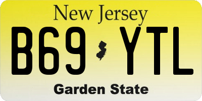 NJ license plate B69YTL