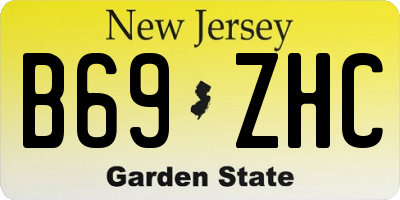 NJ license plate B69ZHC