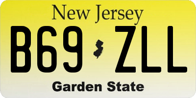 NJ license plate B69ZLL