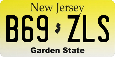 NJ license plate B69ZLS