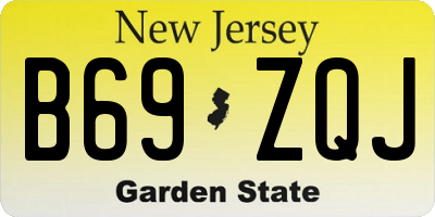 NJ license plate B69ZQJ