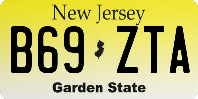 NJ license plate B69ZTA