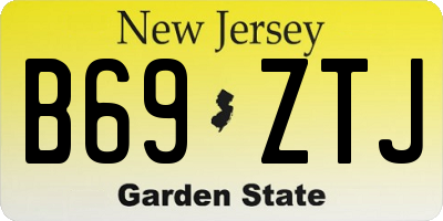 NJ license plate B69ZTJ